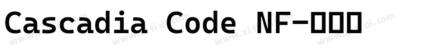 Cascadia Code NF字体转换